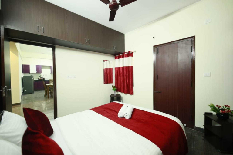 Bedroom 3, Tranquil Orchid Serviced Apartment, Bangalore
