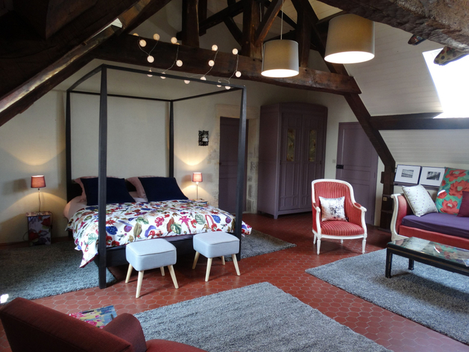 Bedroom 4, Hotel particulier le clos de la croix, Calvados