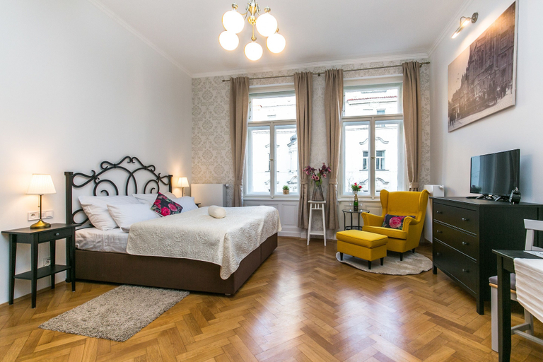 Bedroom 3, The Old Town Square & Parizska Apartments, Praha 1