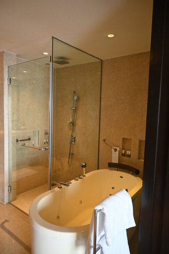 Bathroom 5, Courtyard by Marriott Mumbai International Airport, Mumbai Suburban