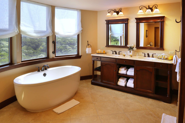 Bathroom 5, Hotel Viata, Travis