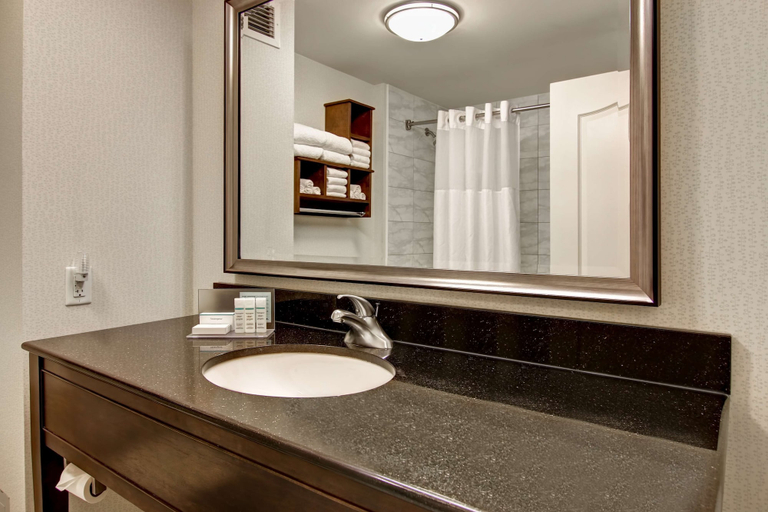 Bathroom 5, Hampton Inn by Hilton Toronto Airport Corporate Centre, Toronto