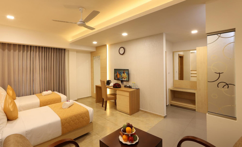 Bedroom 3, Flora Charishma Residency Aluva, Ernakulam