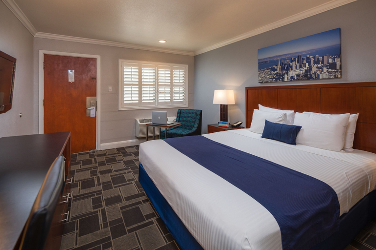 Bedroom 3, Bay Bridge Inn, San Francisco