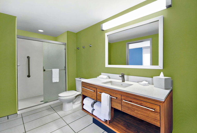 Bathroom 4, Home2 Suites by Hilton Rochester Henrietta, NY, Monroe