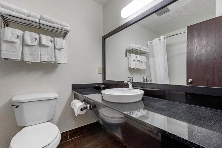 Bathroom 4, Quality Inn Coraopolis - Pittsburgh Airport, Allegheny