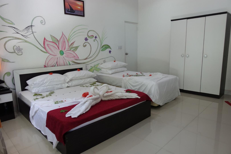 Bedroom 2, Feridhoo Inn, North Ari Atoll