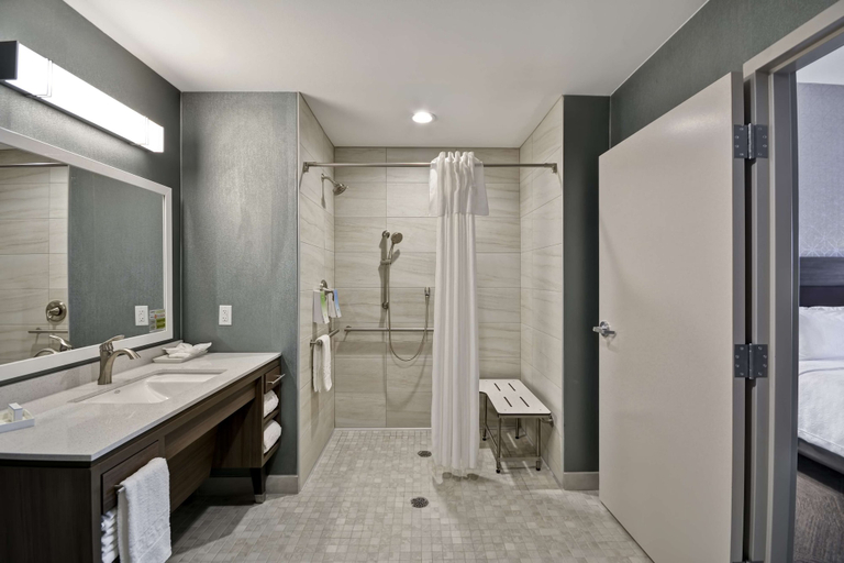 Bathroom 4, Home2 Suites by Hilton Plano Richardson, Collin