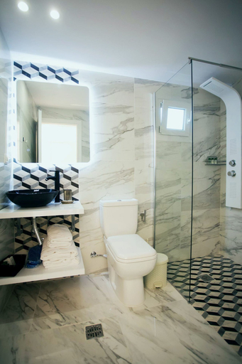 Bathroom 4, Salonikiou Beach Luxury Residences, Central Macedonia