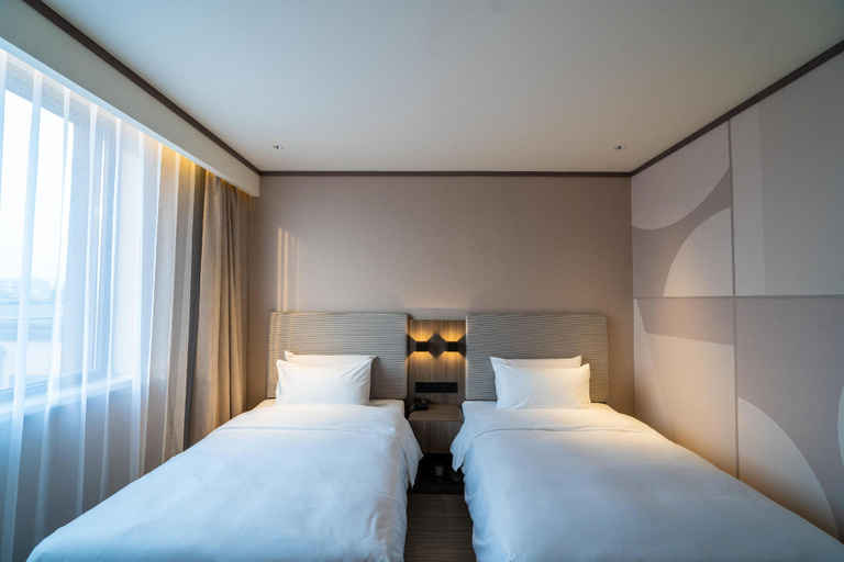 Bedroom 3, Hanting Hotel Hanting Tangshan Caofeidian Kenfeng Street, Tangshan