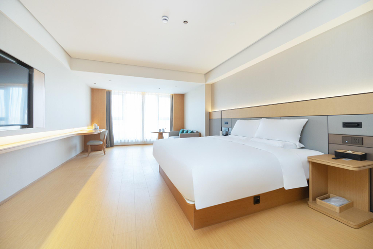 Bedroom, Ji Hotel Yancheng Powerlong Plaza Dongjin Road, Yancheng