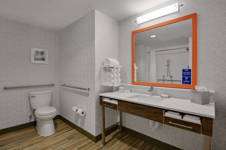 Bathroom 4, Hampton Inn Salem Boston, Essex
