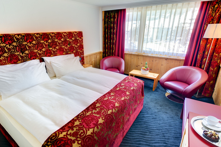 Bedroom 4, Hotel San Gian, Maloja