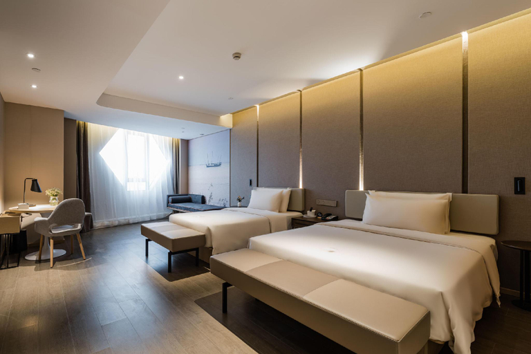 Bedroom 2, Atour Hotel Ningbo Xiangshan People Square, Ningbo