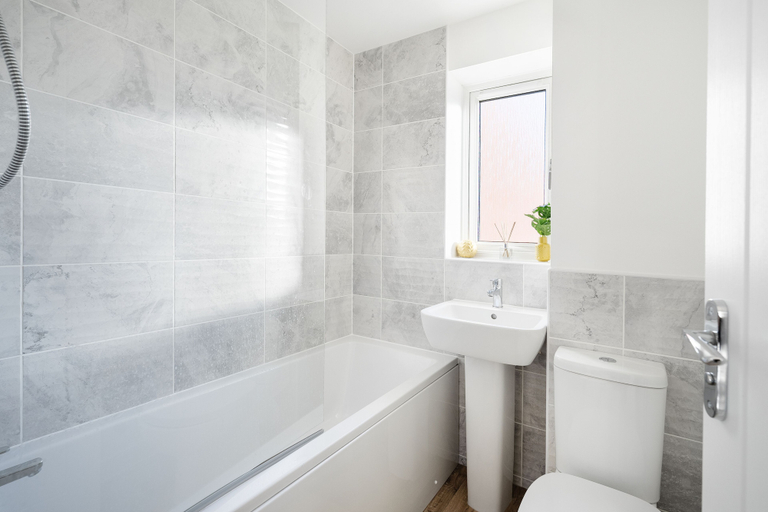 Bathroom 2, Fortified Three Bedroom Home Bristol, Bristol
