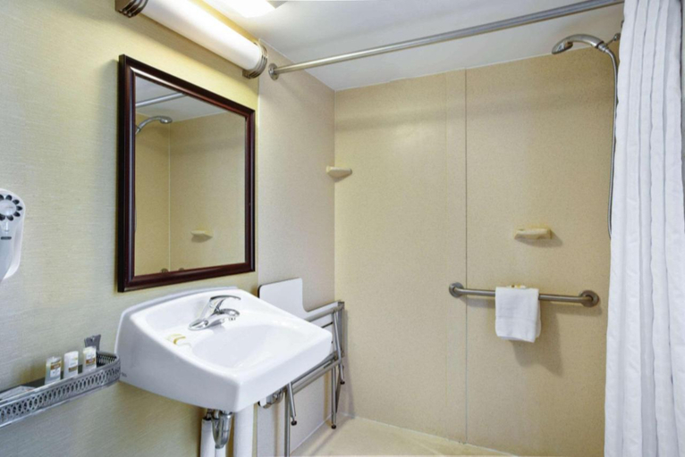 Bathroom 5, Hampton Inn Manchester Downtown, Hillsborough