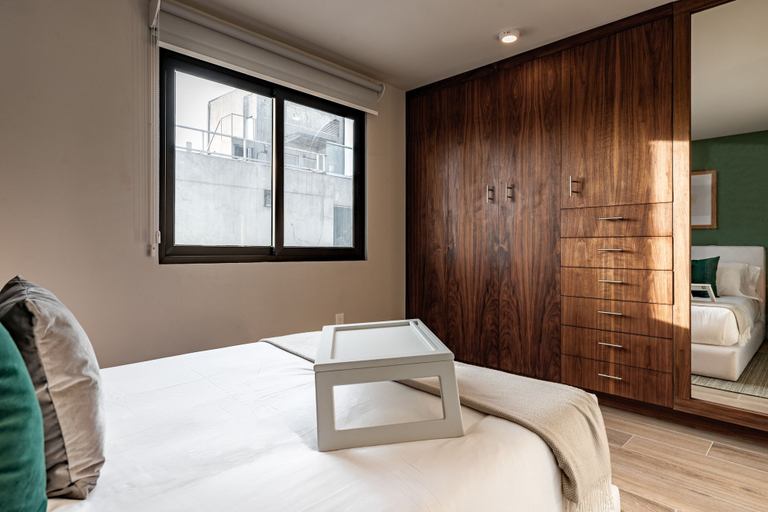 Bedroom 3, Roma Norte Trendy Apartments by VIATO, Mexico City