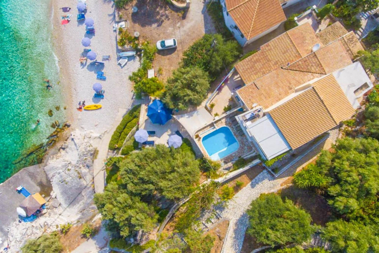 Exterior & Views 1, Villa Thalassa Large Private Pool Walk to Beach Sea Views A C Wifi Car Not Required - 920, Ionian Islands