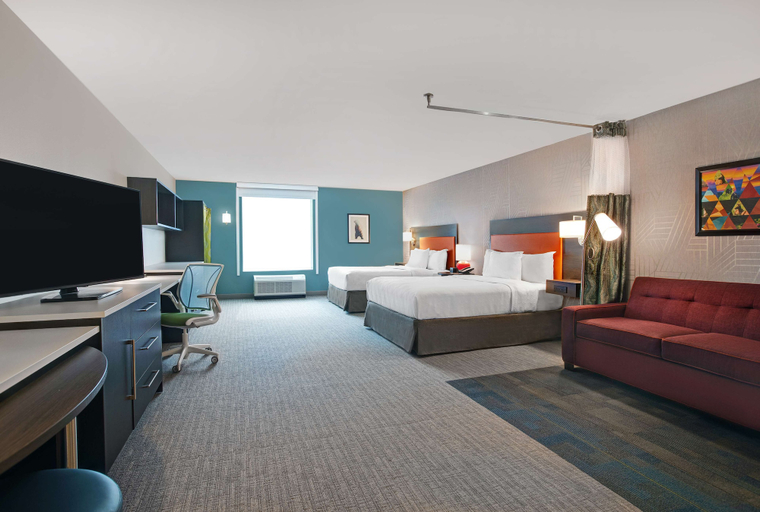Bedroom 3, Home2 Suites Asheville Airport, Buncombe