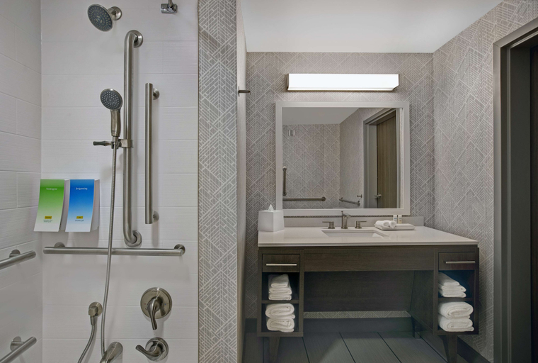 Bathroom 4, Home2 Suites Asheville Airport, Buncombe