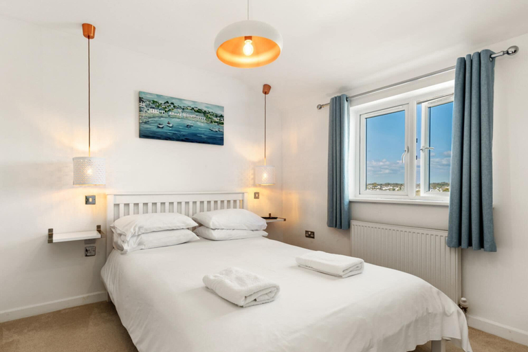 Bedroom 5, Am Byth - Luxury Cottage Sea Views, Pembrokeshire