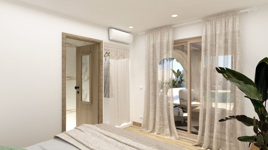 Bedroom 2, BYBLOS ARIA-THE SEASIDE LUXURY VILLA, East Macedonia and Thrace
