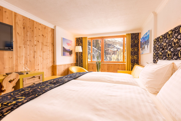 Bedroom 4, Hotel San Gian, Maloja