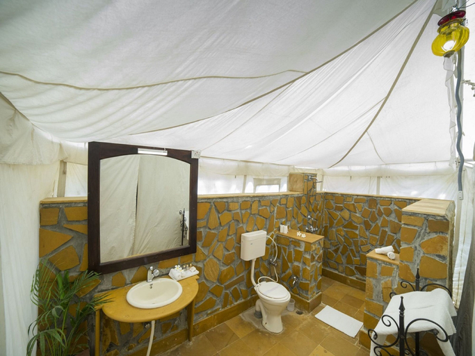 Bathroom 4, The Mamas Resort and Camp - Caters to Couples and Families, Jaisalmer