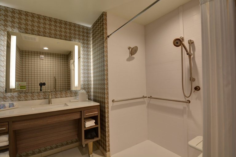 Bathroom 4, Home2 Suites by Hilton Charlotte Piper Glen, Mecklenburg