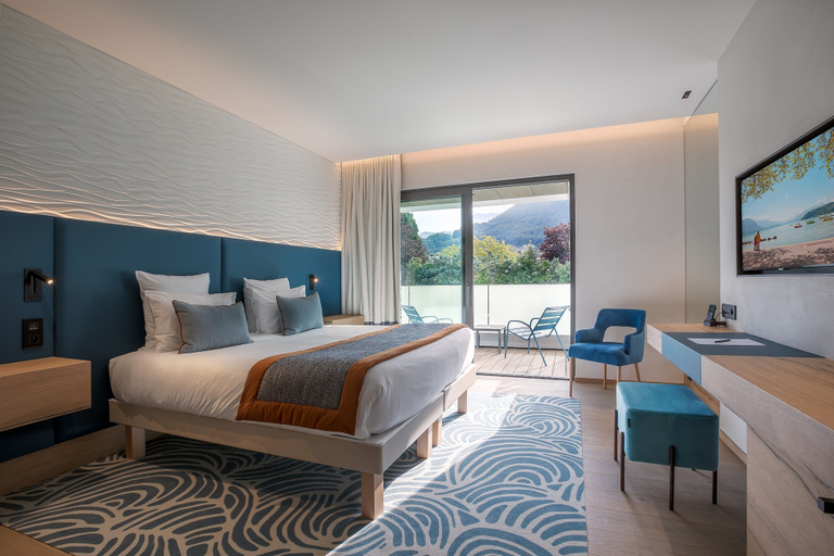 Bedroom 3, Rivage Hôtel & Spa Annecy, Haute-Savoie