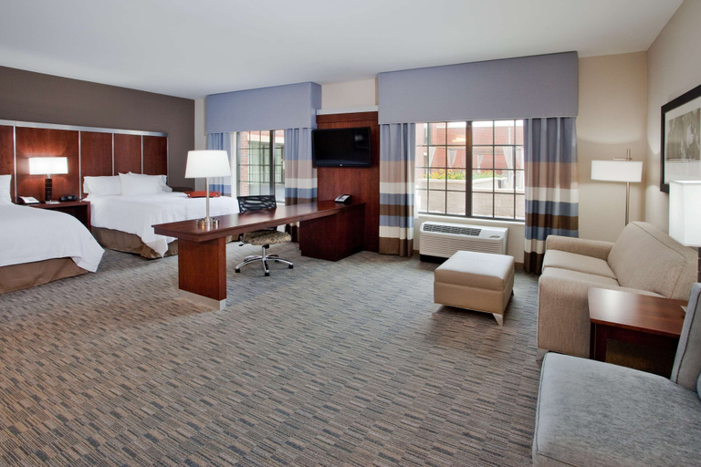 Bedroom 3, Hampton Inn & Suites Chapel Hill-Carrboro/Downtown, Orange