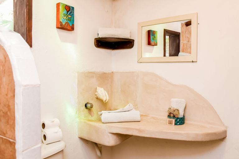 Bathroom 4, Zomay Beachfront Hotel Holbox, Lázaro Cárdenas