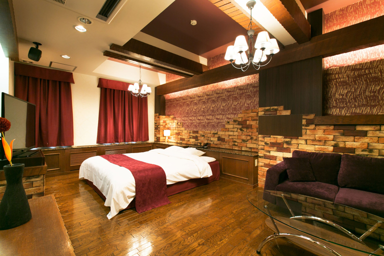 Bedroom 2, Hotel Atlantis Otsu - Adults Only, Lake Biwa
