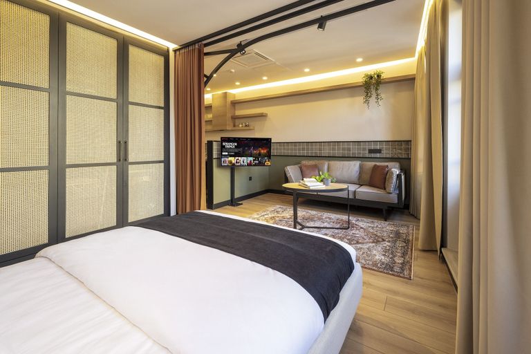 Bedroom 4, Upside Apartments, Beyoğlu
