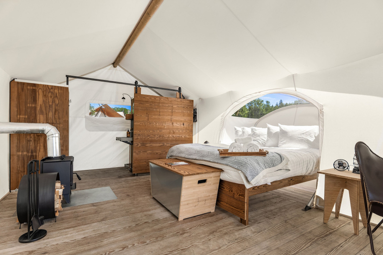 Bedroom 4, Under Canvas Acadia, Hancock
