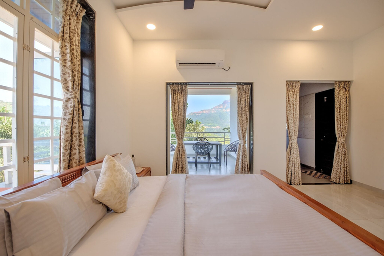 Bedroom 2, CosmicStays Ekantam - Mountain View Villa near Pune, Pune