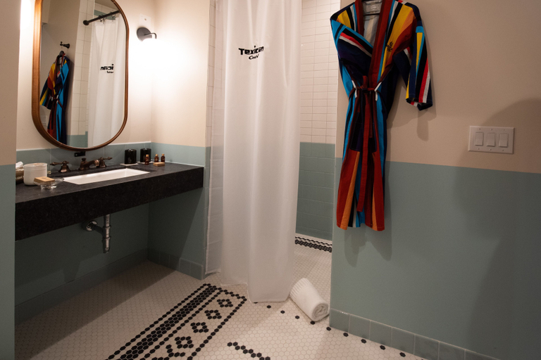 Bathroom 5, Texican Court, by Valencia Hotel Collection, Irving