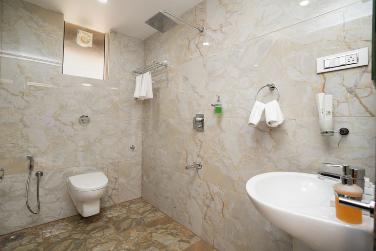 Bathroom 3, Sairaj Beach Resort, North Goa