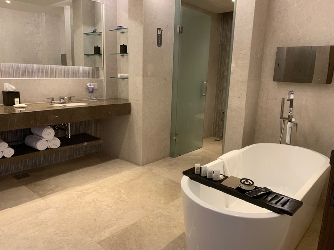 Bathroom 5, Hyatt Regency Ahmedabad, Ahmadabad