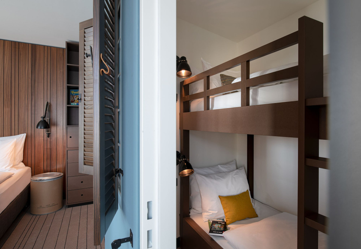 Bedroom 3, Pierdrei Hotel HafenCity Hamburg, Hamburg