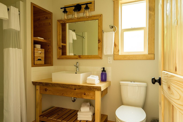 Bathroom 4, Cabins West, Alberni-Clayoquot