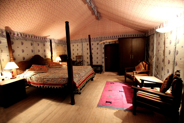 Bedroom 2, Clarks Exotica Luxury Tents, Dechu, Jodhpur