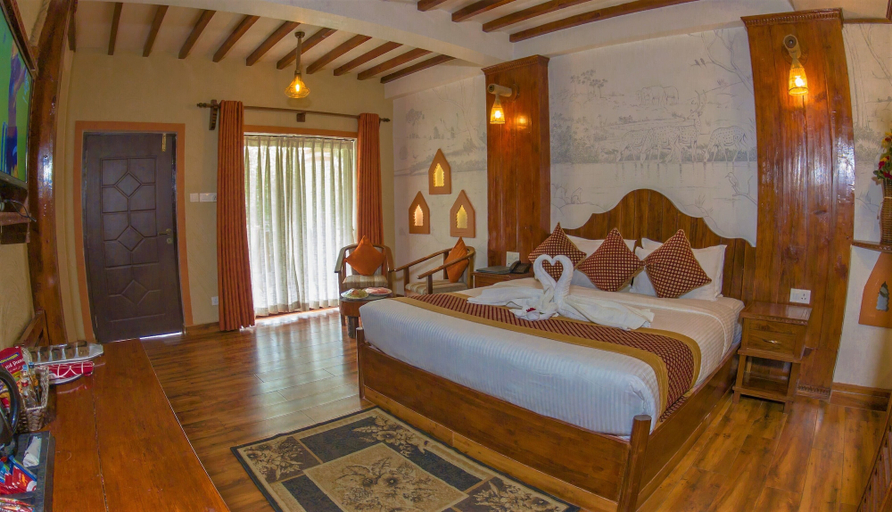 Bedroom 3, Hotel Jungle Crown, Narayani