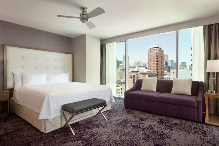 Bedroom 3, Homewood Suites by Hilton Chicago Downtown South Loop, Cook
