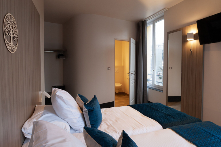 Bedroom 2, HNG Hotel Nancy Gare, Meurthe-et-Moselle