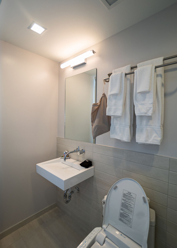 Bathroom 5, SOVA Micro-Room & Social Hotel, Dallas
