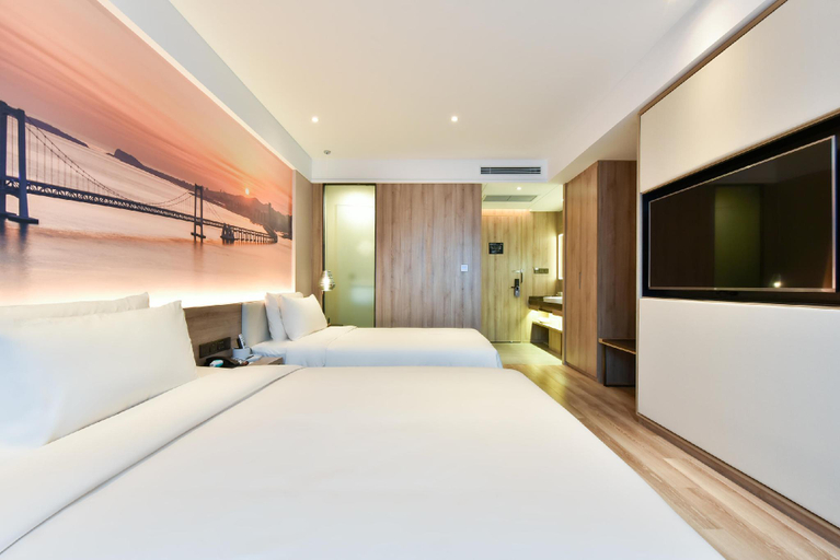 Bedroom 2, Atour Hotel Dalian Lvshunkou, Dalian
