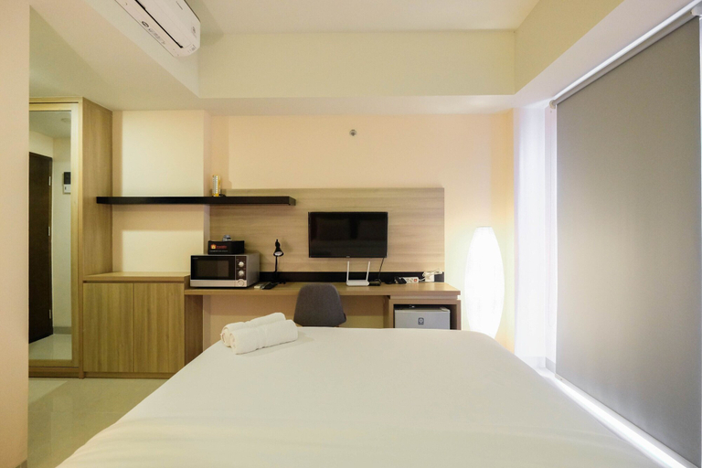 Bedroom 2, Fully Furnished Studio Apartment at Mustika Golf Residence, Cikarang