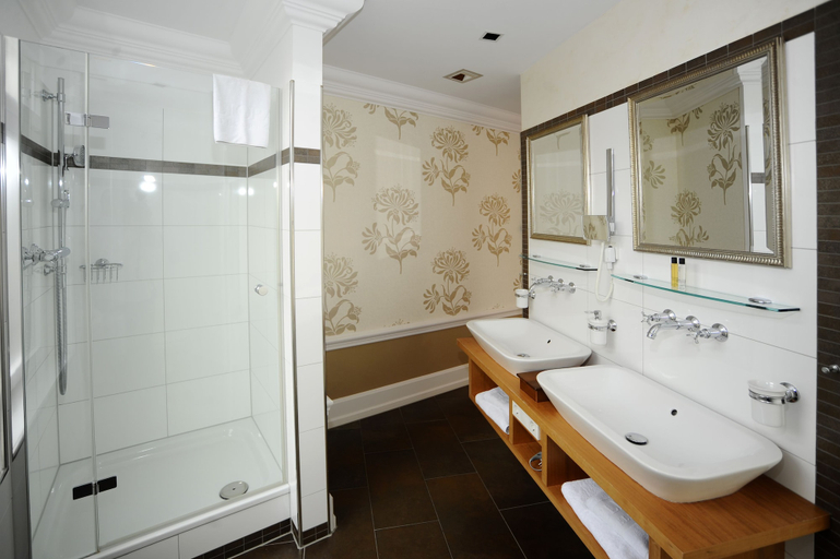 Bathroom 4, HELIOPARK Bad Hotel zum Hirsch, Baden-Baden