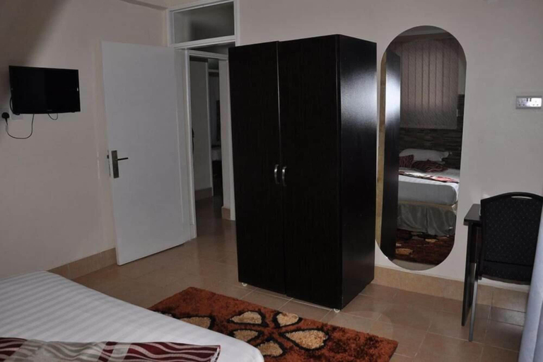 Bedroom 2, Latitude 1 Serviced Suites, Kampala